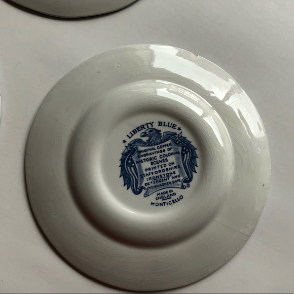 3 Mini Dishes Liberty Blue - Picture 6 of 9